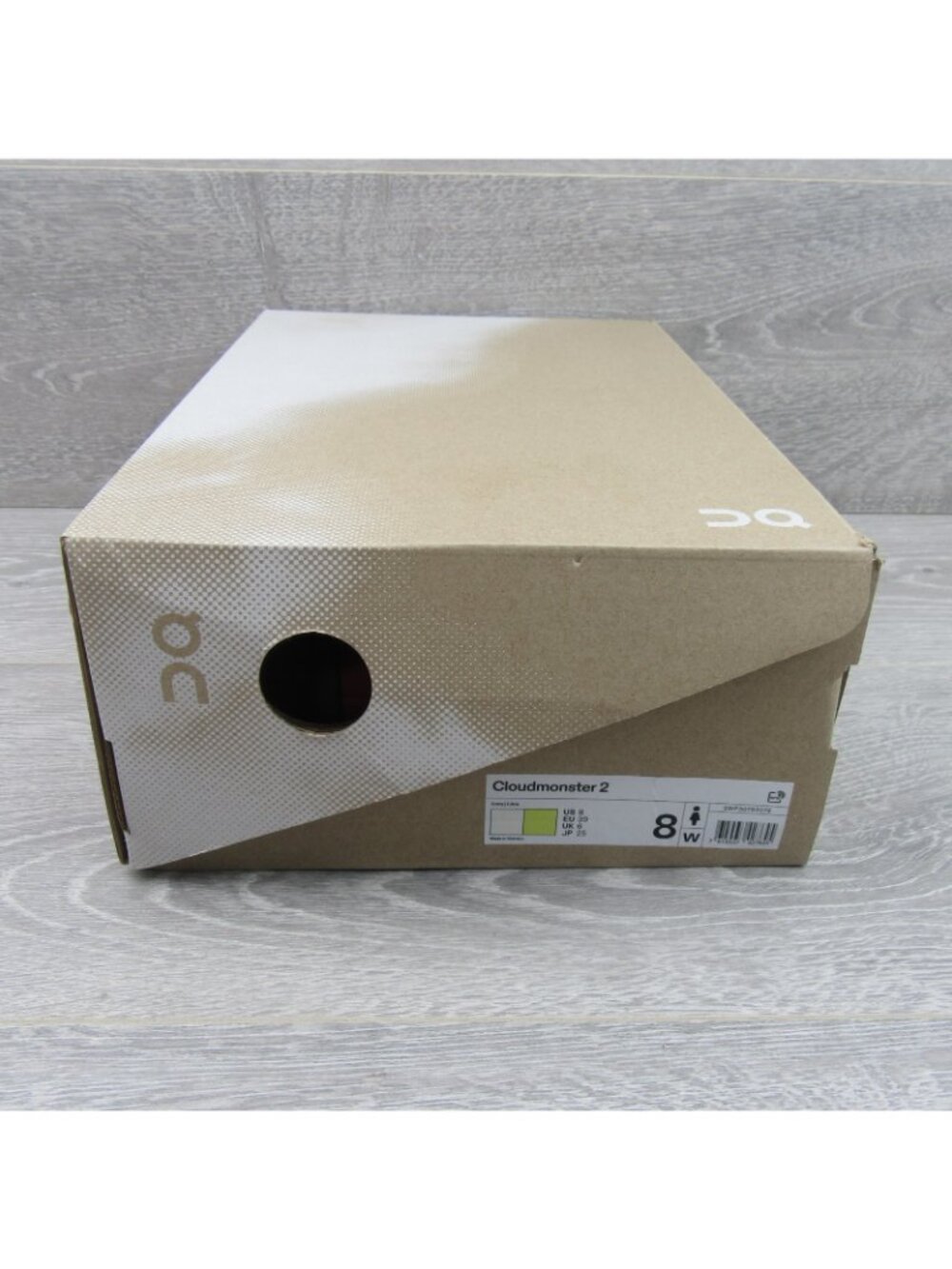 ON Cloudmonster 2 Running Shoes Womens Size 8 Ivory Lime NEW - Picture 14 of 15